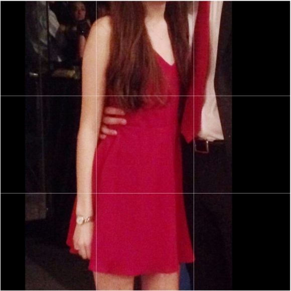 Red Cocktail Dress - Picture 4 of 4